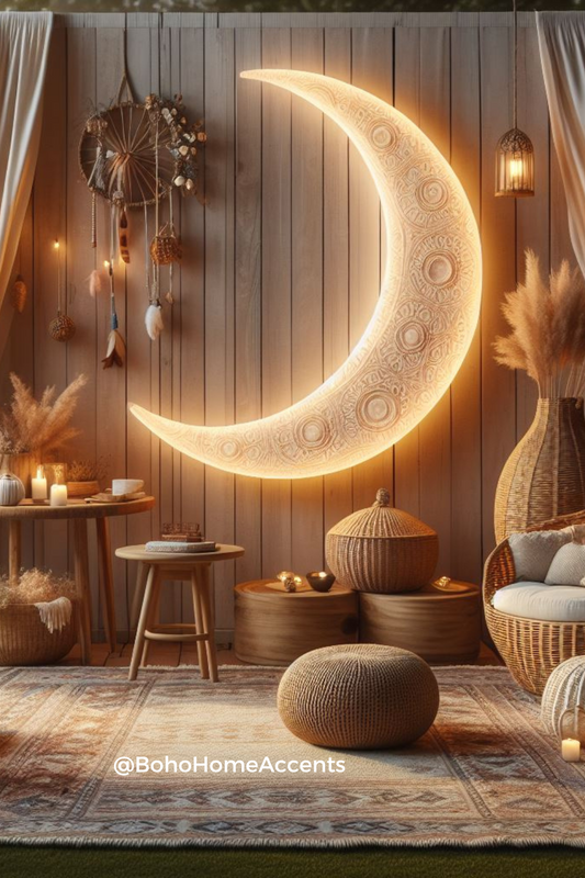 How to Harness the Magic of Moon Phases with Boho Home Decor