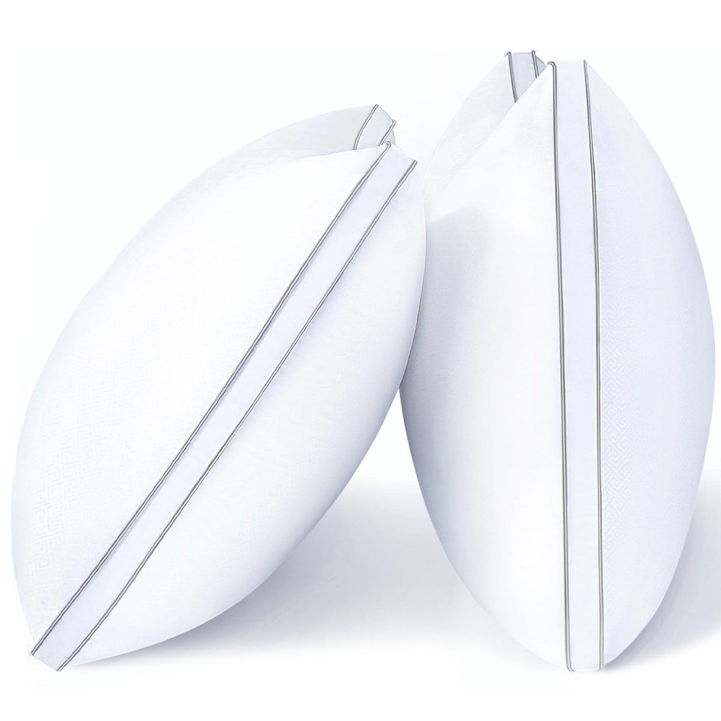 Set of 2 Pillows for Back, Stomach, or Side Sleepers