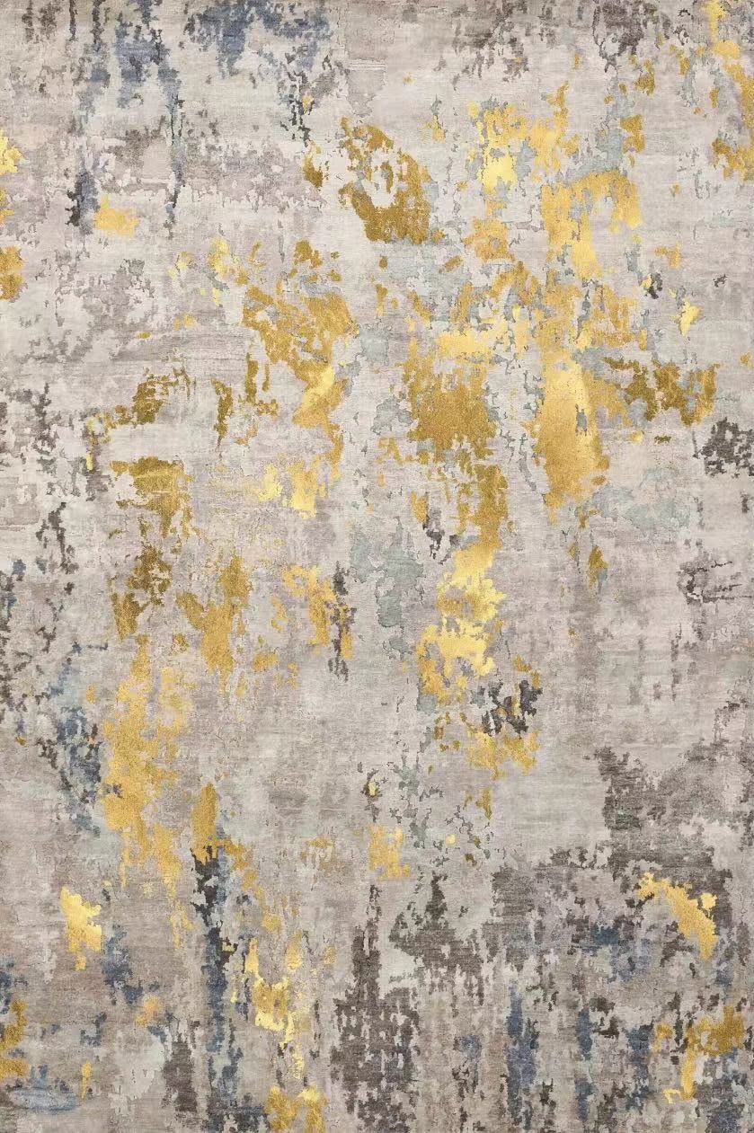 Boho Washable Rug 5x7, Soft Velvet Area Rug for Living Room & Bedroom