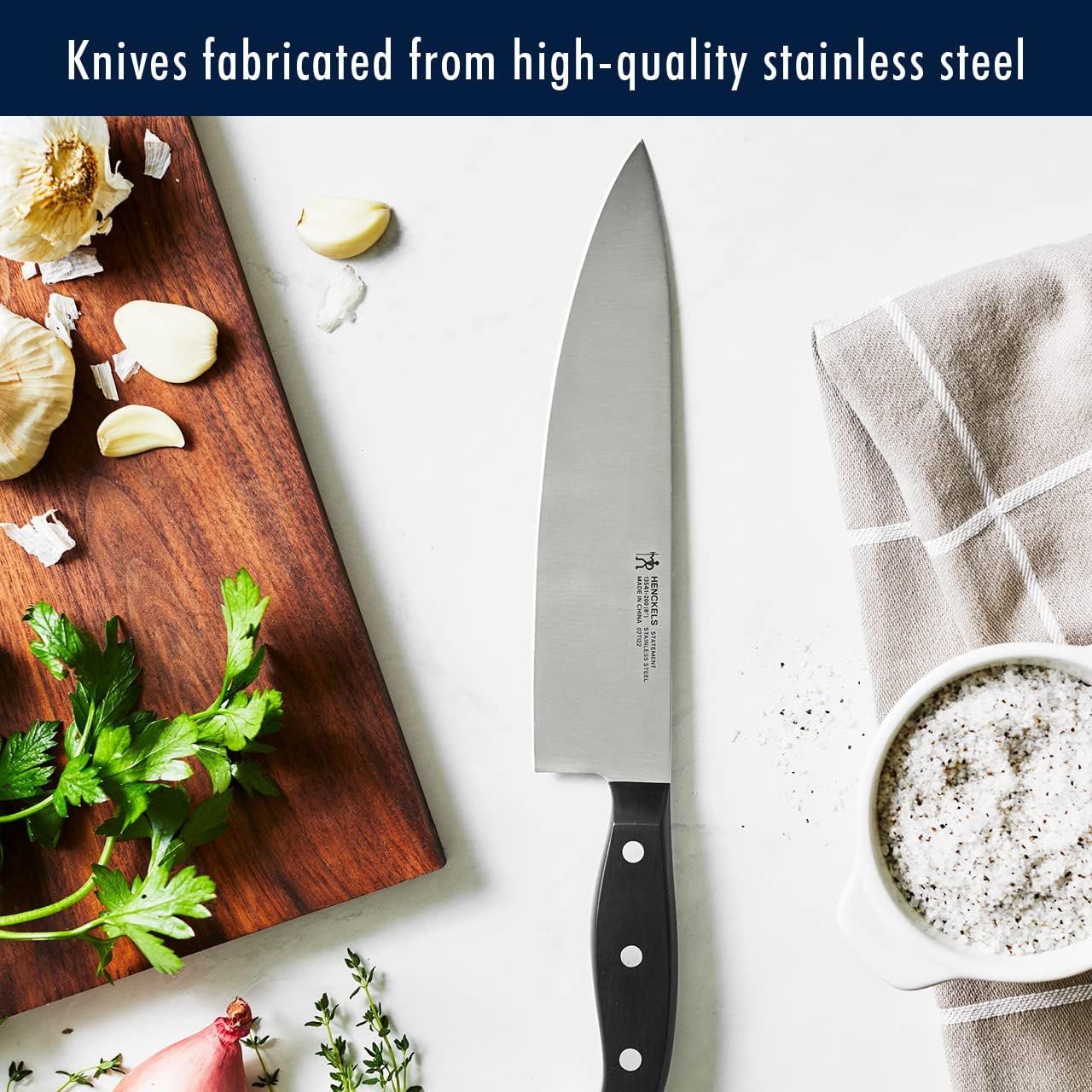 15-Piece Knife Set - German Engineered, Razor-Sharp Blades
