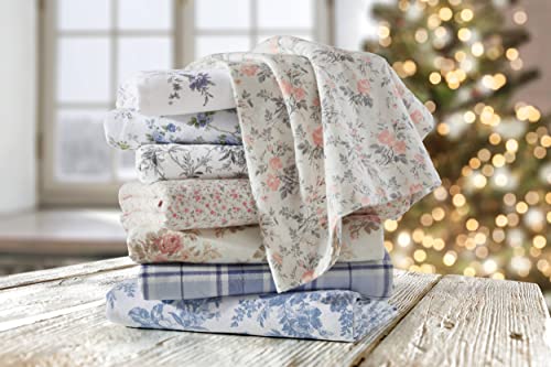 Cotton Flannel Bedding Set, Brushed Cotton for Extra Softness & Comfort, Bedroom, Dorm Room