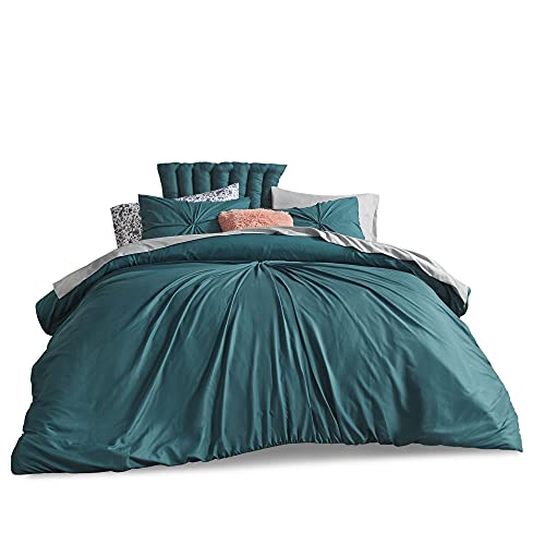 Boho Bed Complete Set - Comforter Set with Sheets & Side Pockets - All Season Cozy Bedding and Bedroom Organizer, College Dorm Room Essentials