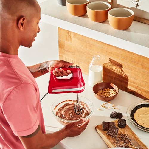 Speed Hand Mixer with Flex Edge Beaters for Kitchen, First Home, Apartment, Home Baker
