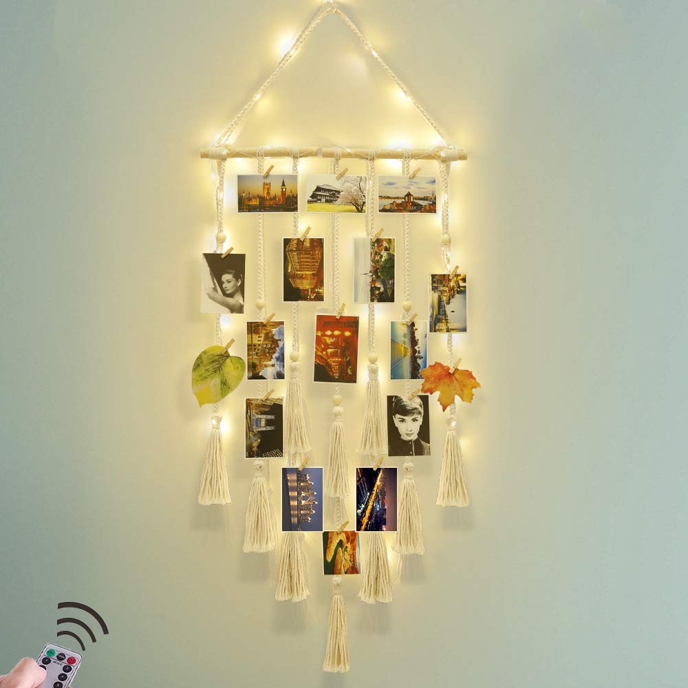 Wall decor with fairy lights hotsell