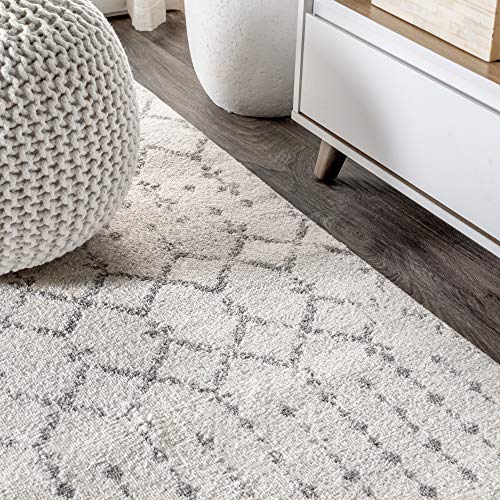 Boho Diamond Area Rug - Non-Shedding, Stain Resistant, Easy-Clean, Pet Friendly