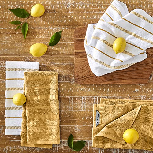 Kitchen Towel 4-Pack Set for First Home, Apartment, Dorm Essentials