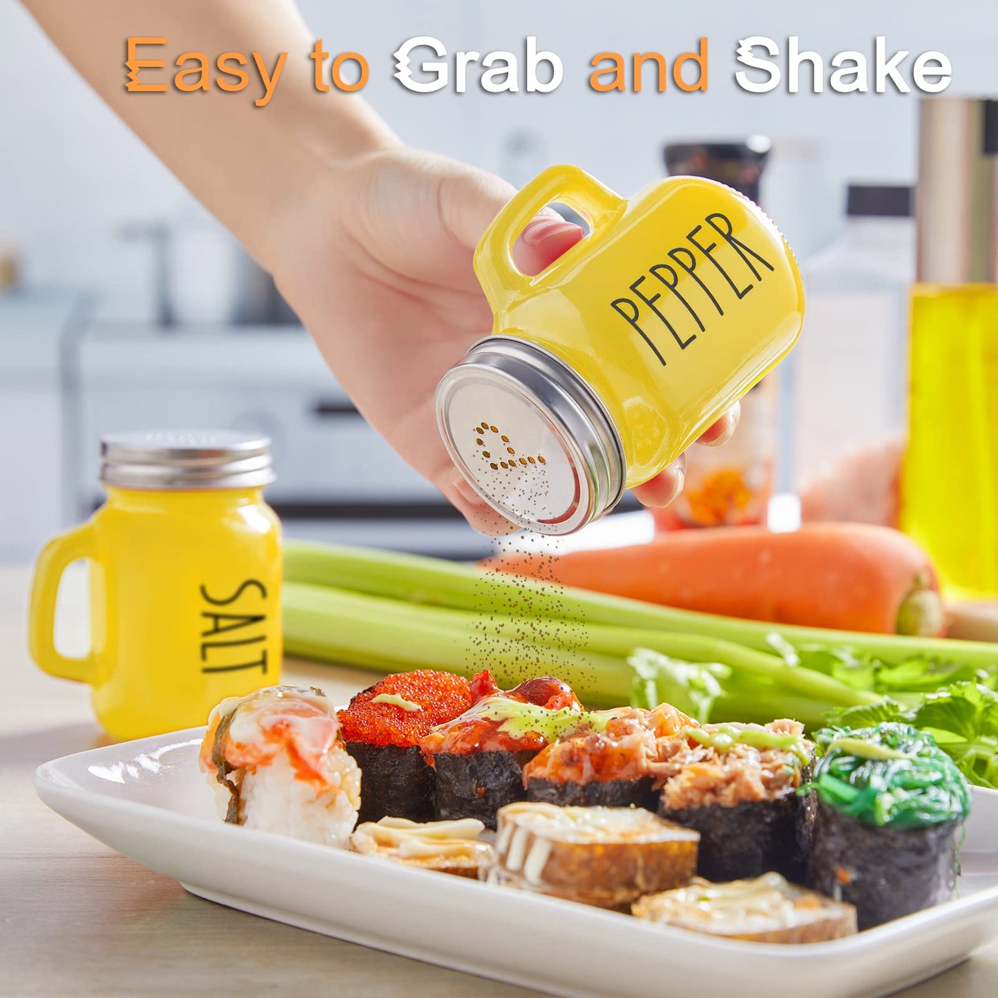 Salt and Pepper Shakers Set for Kitchen Decor and Home Accessories