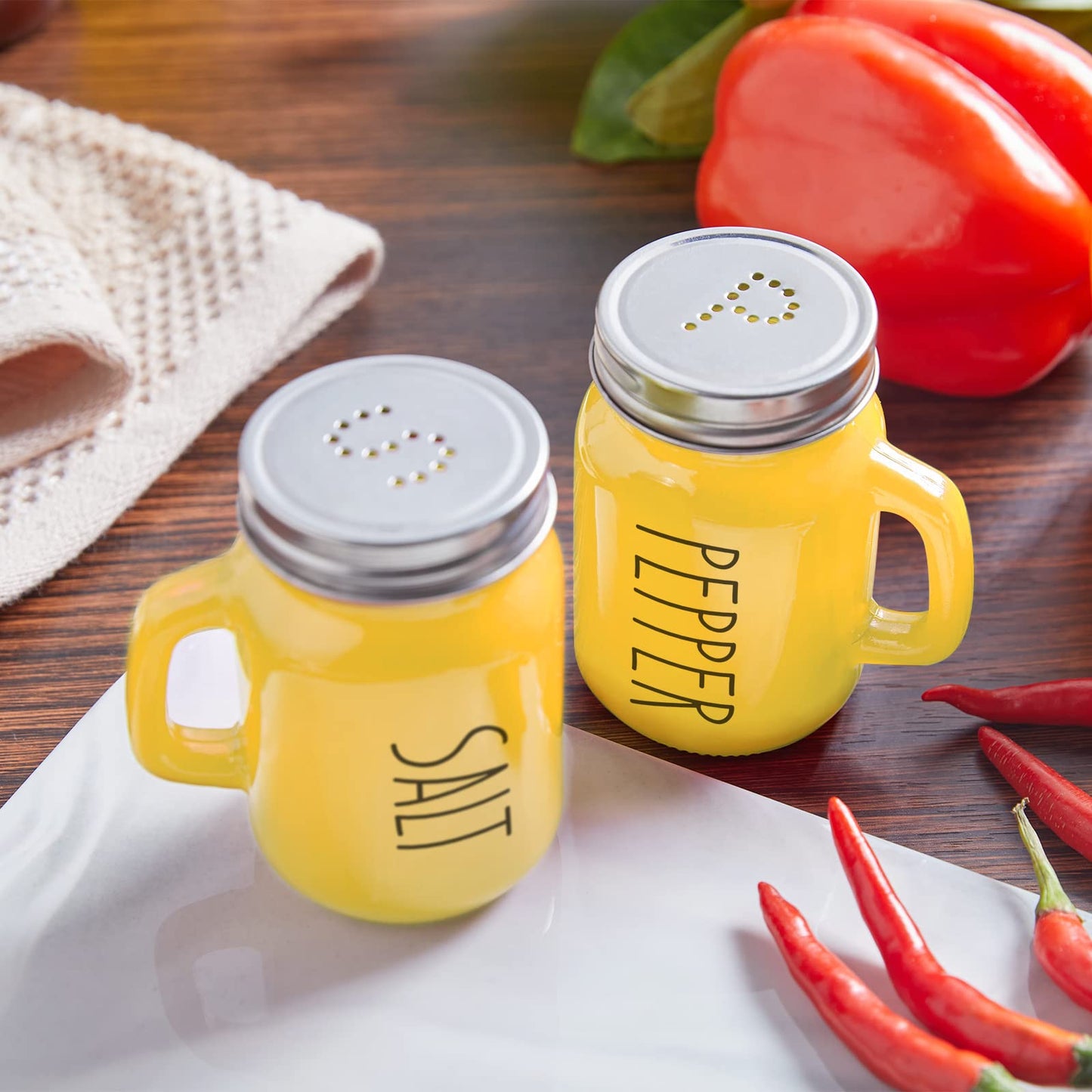 Salt and Pepper Shakers Set for Kitchen Decor and Home Accessories