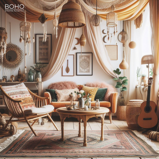 Boho-Scandinavian Fusion: A Harmonious Home Blend. Easy Home Decor Ideas