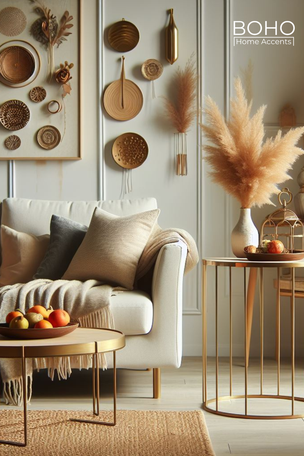 how to choose and style boho end and side tables for your dream home