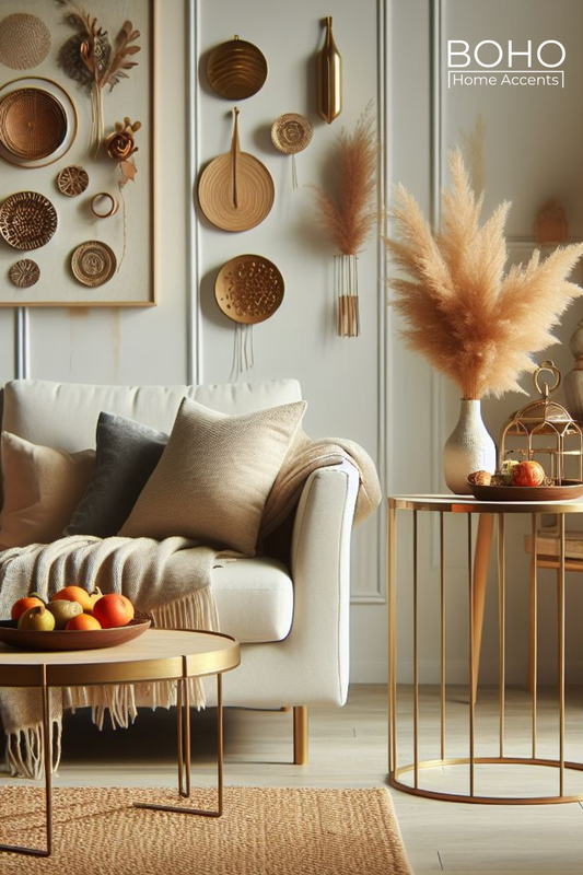 how to choose and style boho end and side tables for your dream home