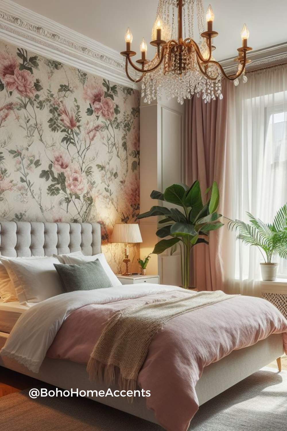 Modern Chic Vintage Feminine Bedroom Ideas