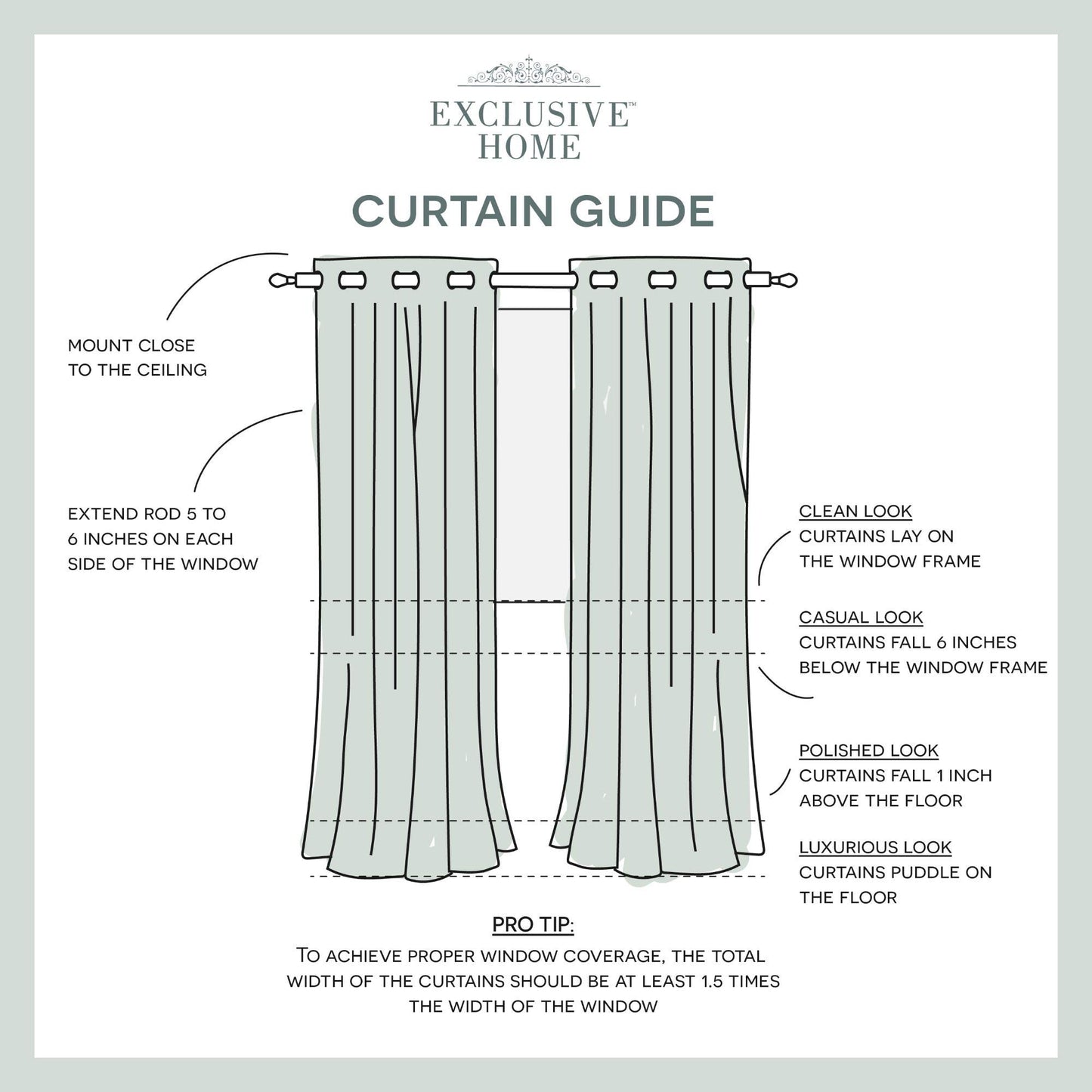 Rose Blush Boho-Inspired Layered Curtain Panels, 52"x84"