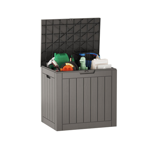 Waterproof Deck Box: 31 Gallon Outdoor Storage Solution
