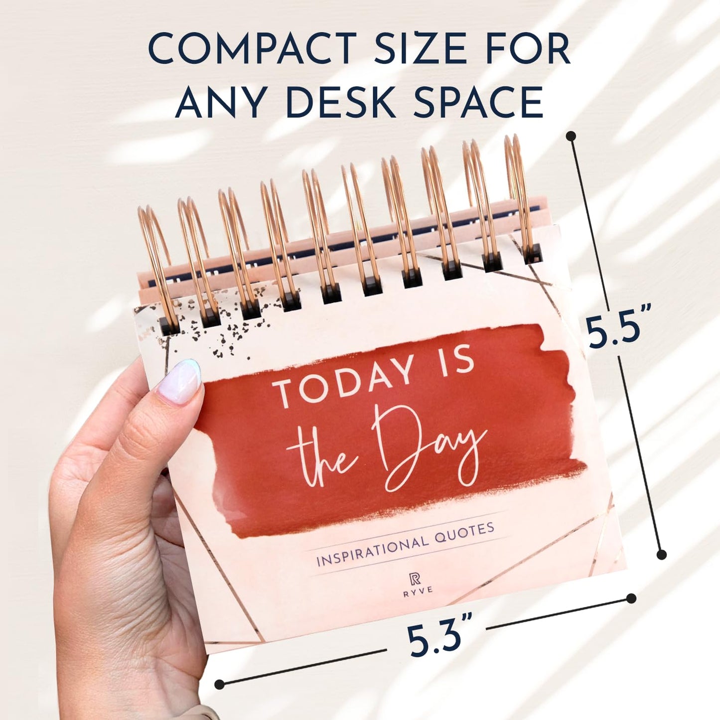 Inspirational Desk Calendar - Daily Motivational Quotes for Women’s Office Decor