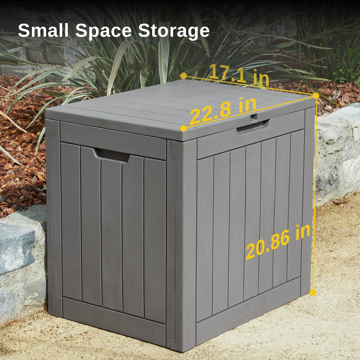 Waterproof Deck Box: 31 Gallon Outdoor Storage Solution