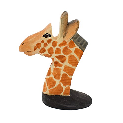 VIPbuy Handmade Wood Carving Eyeglasses Spectacle Holder Stand Sunglasses Display Rack Home Office Desk Décor Gift (Giraffe)