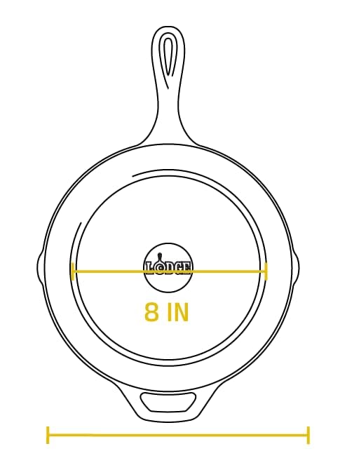 Lodge 10.25 Inch Cast Iron Pre-Seasoned Skillet – Signature Teardrop Handle