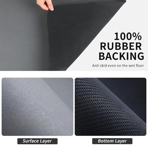 Boho Coffee Bar Mat for Countertops | Absorbent Rubber Backed Mat