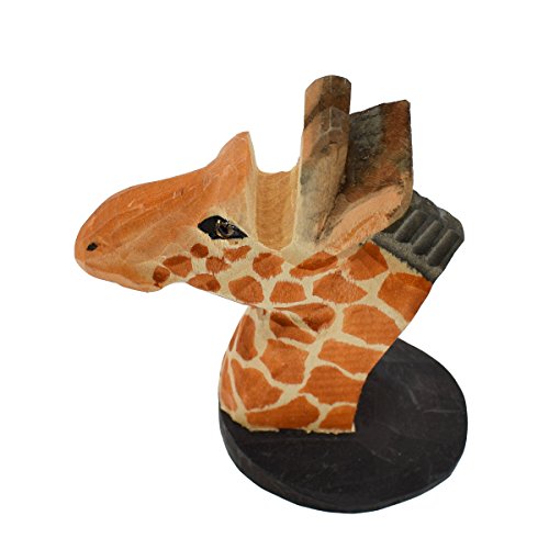 VIPbuy Handmade Wood Carving Eyeglasses Spectacle Holder Stand Sunglasses Display Rack Home Office Desk Décor Gift (Giraffe)