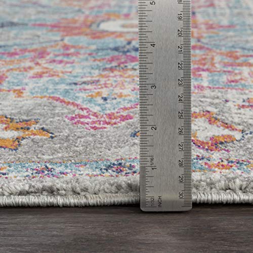 Artistic Weavers Odelia Vintage Bohemian Area Rug,5'3" x 7'3",Aqua