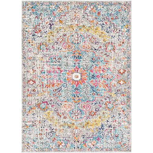 Artistic Weavers Odelia Vintage Bohemian Area Rug,5'3" x 7'3",Aqua