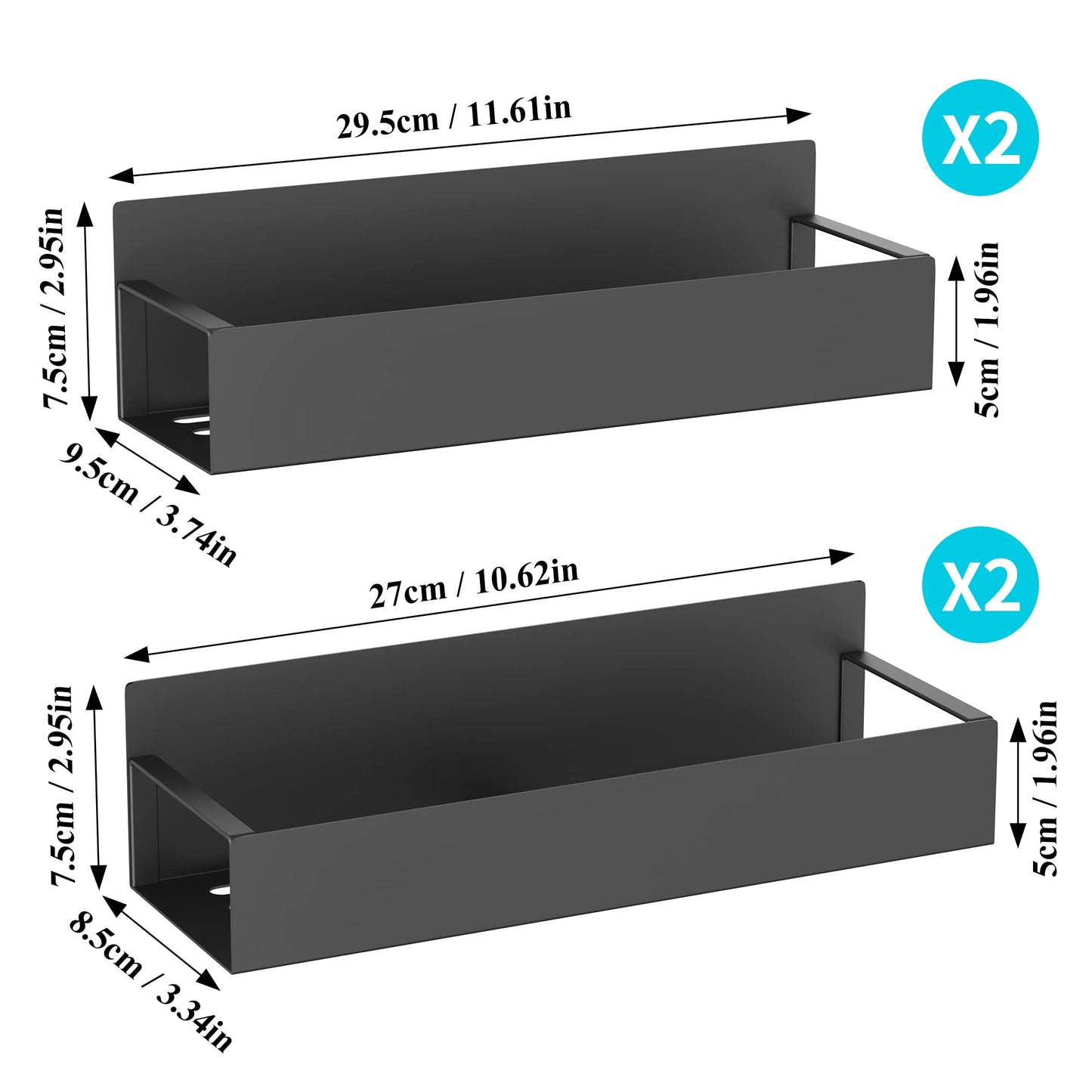 Heavy-Duty Magnetic Spice Rack for Small Kitchens - Space Saver with Strong Magnet, Easy Access and Adjustable Placement