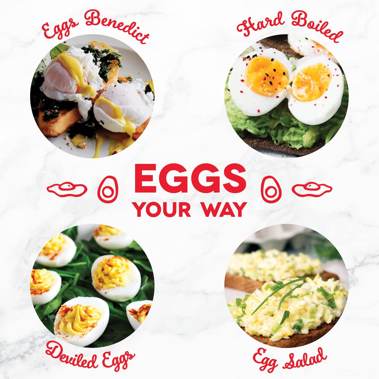 Rapid Egg Cooker: 6-Capacity Electric Cooker for Boiled, Poached, Scrambled Eggs & Omelets with Auto Shut Off