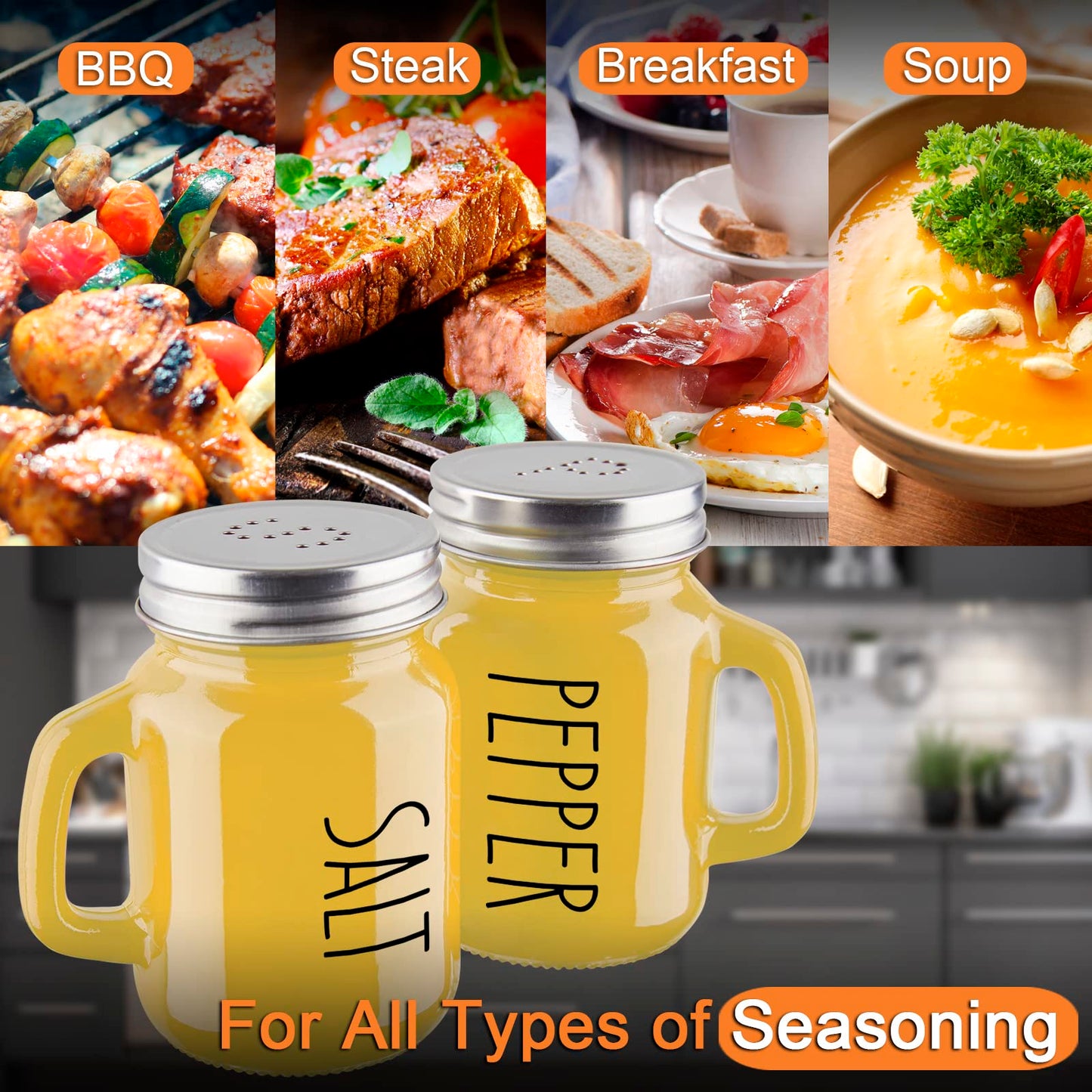 Salt and Pepper Shakers Set for Kitchen Decor and Home Accessories