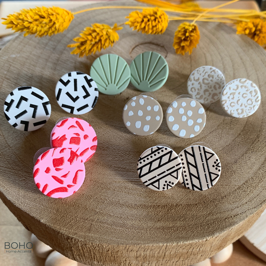 Ear Kisses – Lightweight Boho Earrings, set of small earrings for woman, pantallas pequeñas | Boho Home Accents